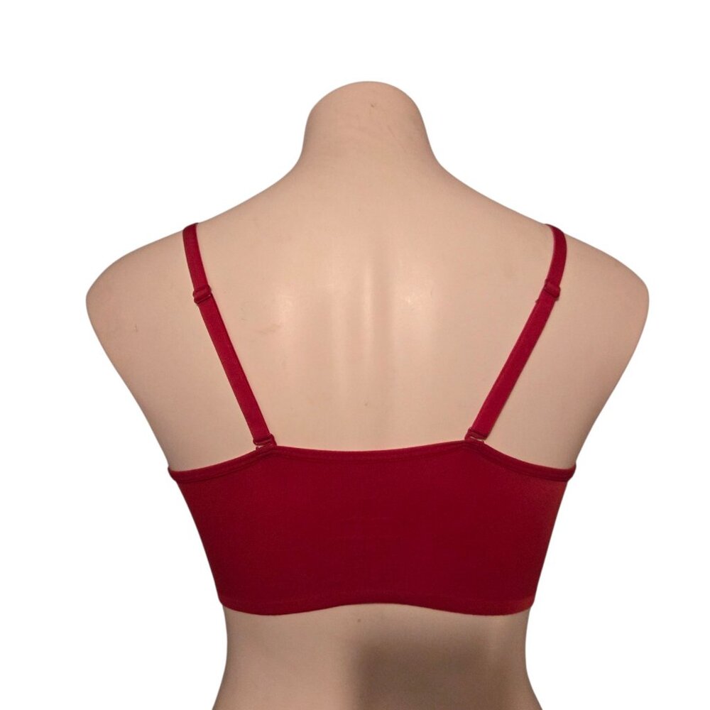 Ruby Ribbon Cherry Red Second Skin Lace Demiette … - image 3